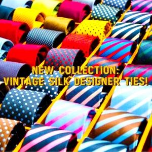 VINTAGE: SILK LUXURY TIES!